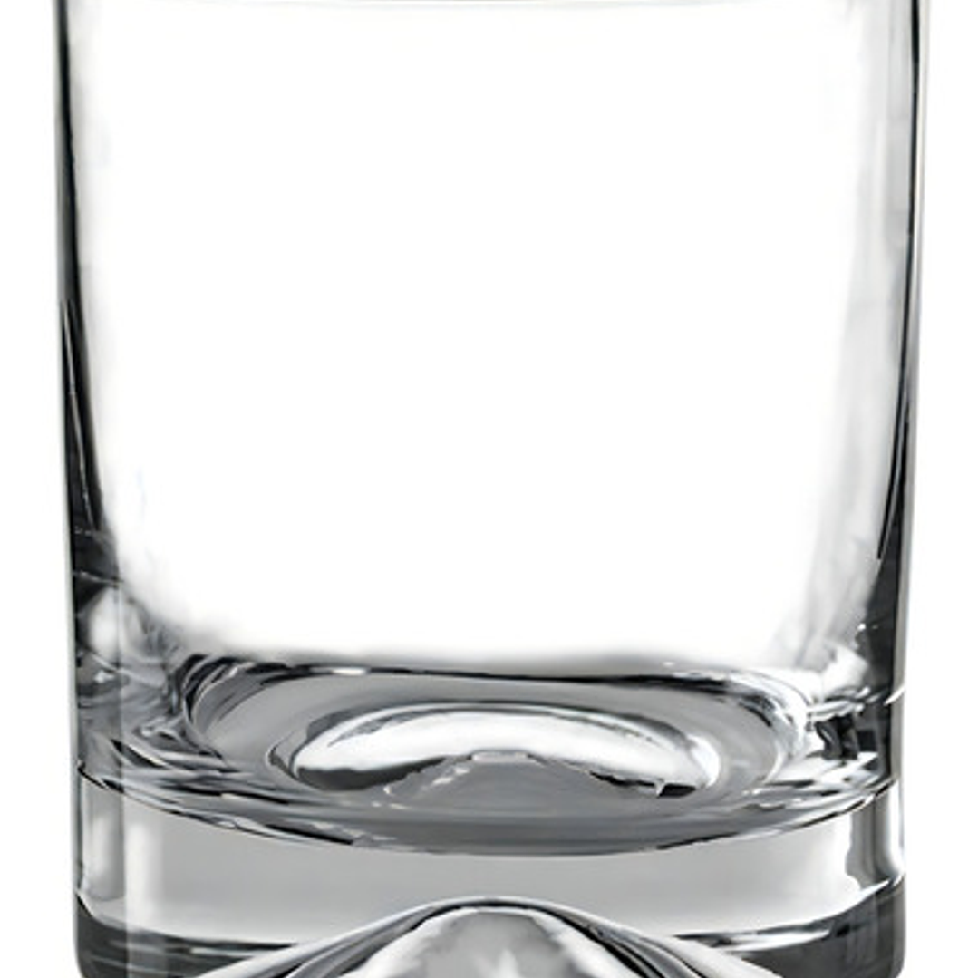 Set 6 Vasos Whisky Manhattan Bajo, Marca Cristar Color Vidrio 1