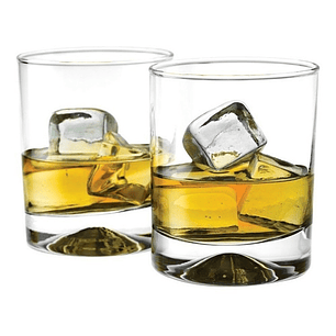 Set 6 Vasos Whisky Manhattan Bajo, Marca Cristar Color Vidrio