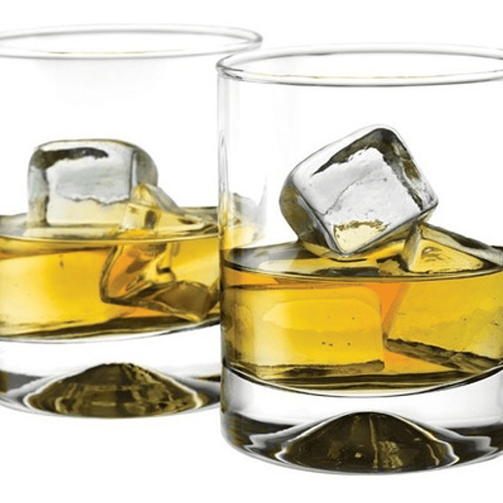 Set 6 Vasos Whisky Manhattan Bajo, Marca Cristar Color Vidrio 2