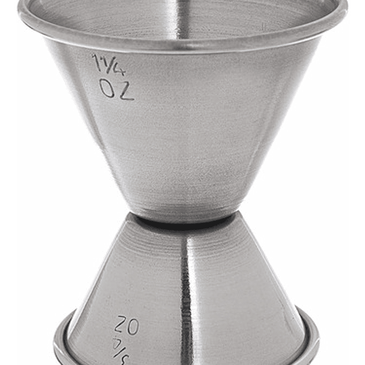 Jigger Medidor Licor Trago Estándar Bar 3/4 Oz - 1 1/4 Oz 1