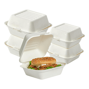 Bandeja De Caña Para Hamburguesa Envase 450ml X500 Unidades