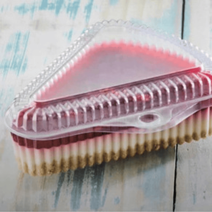 Envase Triangular Transparente 11x5cm Para Postres X 200unid 3