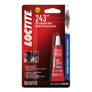 Loctite 243 Trabador Fijador De Roscas Resistencia Media 6ml