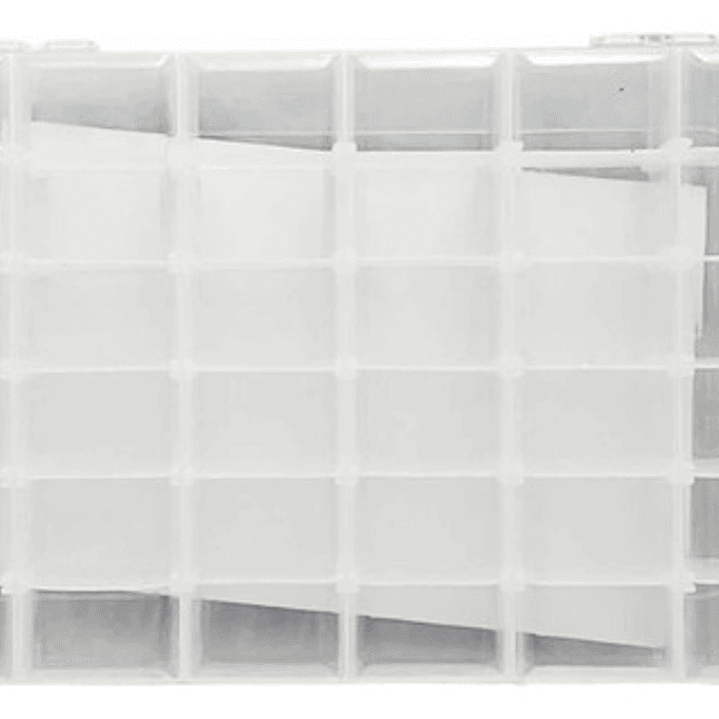 Caja Organizadora Transparente Caja Multiuso 27.7x17.8x4.5cm 2