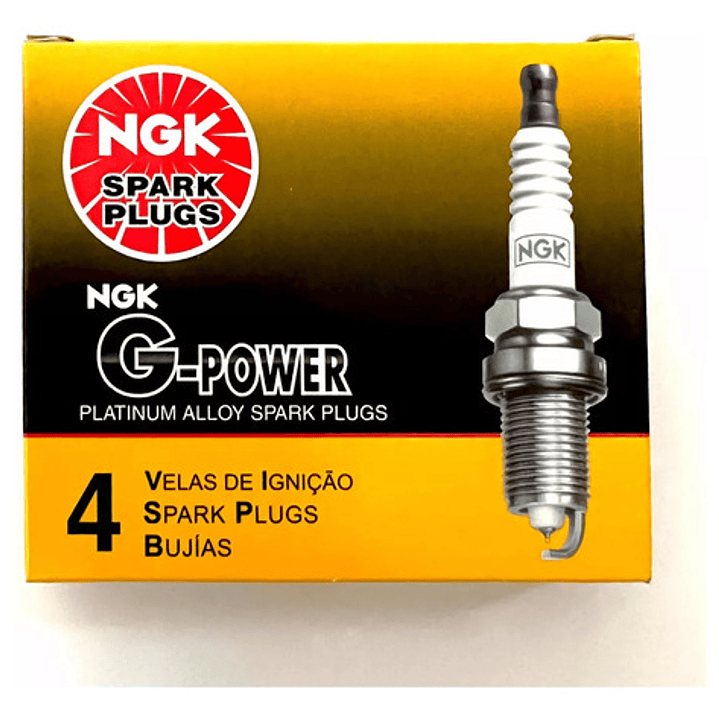 Bujia Ngk Bkr6egp Platino G-power X 4 Unidad 2