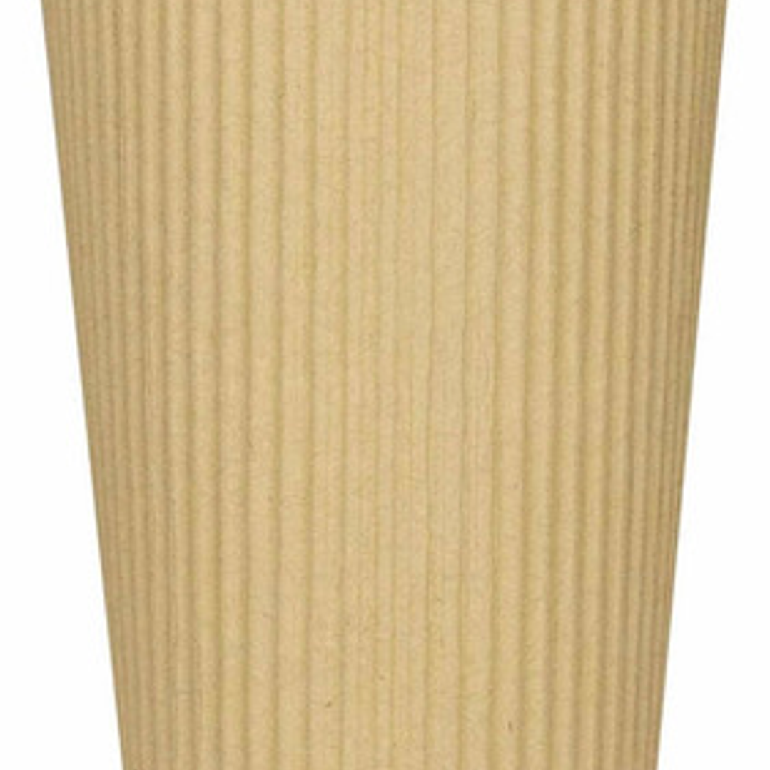 Vaso Kraft Ripple Funda Borde Blanco 16 Oz X 50 Unidades 1