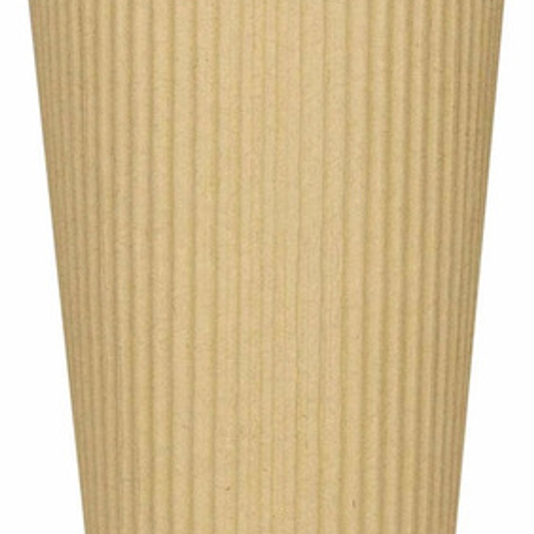 Vaso Kraft Ripple Funda Borde Blanco 16 Oz X 50 Unidades 2
