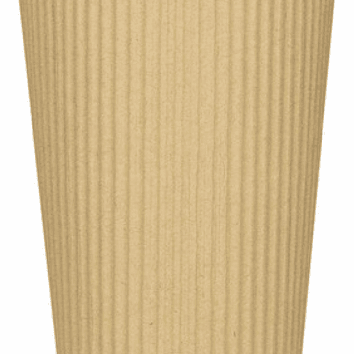 Vaso Kraft Ripple Funda Borde Blanco 16 Oz X 50 Unidades 2
