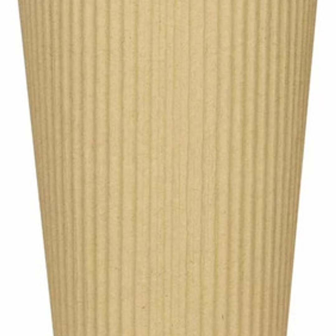 Vaso Kraft Ripple Funda Borde Blanco 16 Oz X 50 Unidades 3