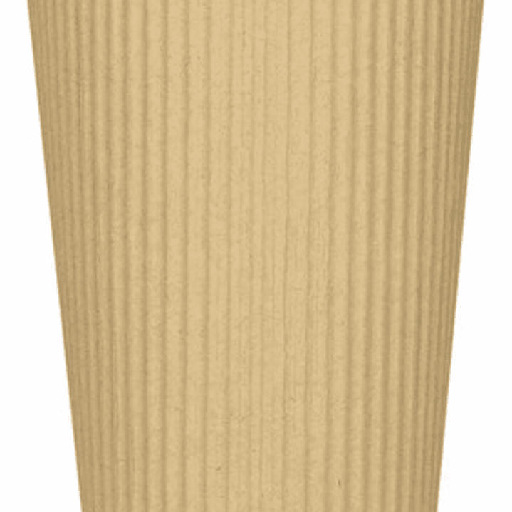 Vaso Kraft Ripple Funda Borde Blanco 16 Oz X 50 Unidades 3