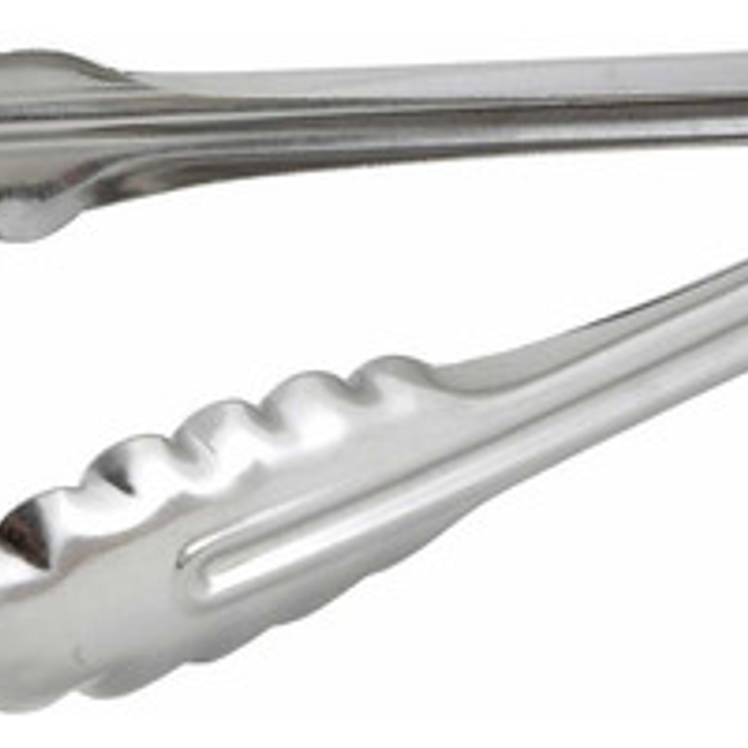 Pinzas Tenazas De Acero Inoxidable Asado Pan Carnes 24 Cm 1