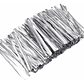 X4000 Amarras Plateadas Para Bolsas De Celofán. - Miniatura 1