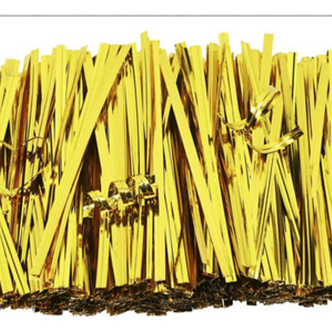 X4000 Amarras Plateadas Para Bolsas De Celofán. 4