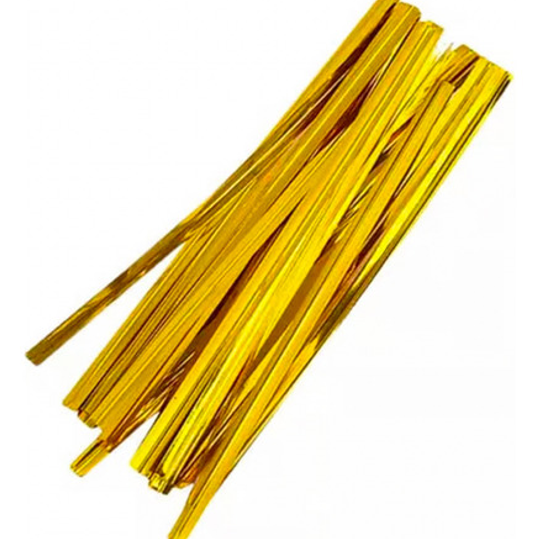 X4000 Amarras Plateadas Para Bolsas De Celofán. 6