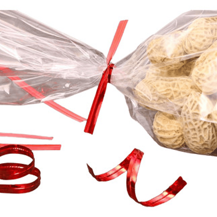 X4000 Amarras Plateadas Para Bolsas De Celofán. 8