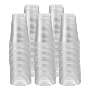 Vasos Plástico Transparente 300cc X 1000 Unidades + Envío In