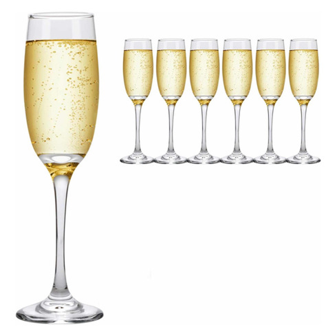 Set 6 Copas Champaña Versalles 176 Cc. 1