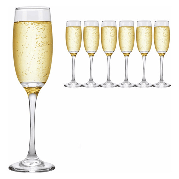 Set 6 Copas Champaña Versalles 176 Cc. 1