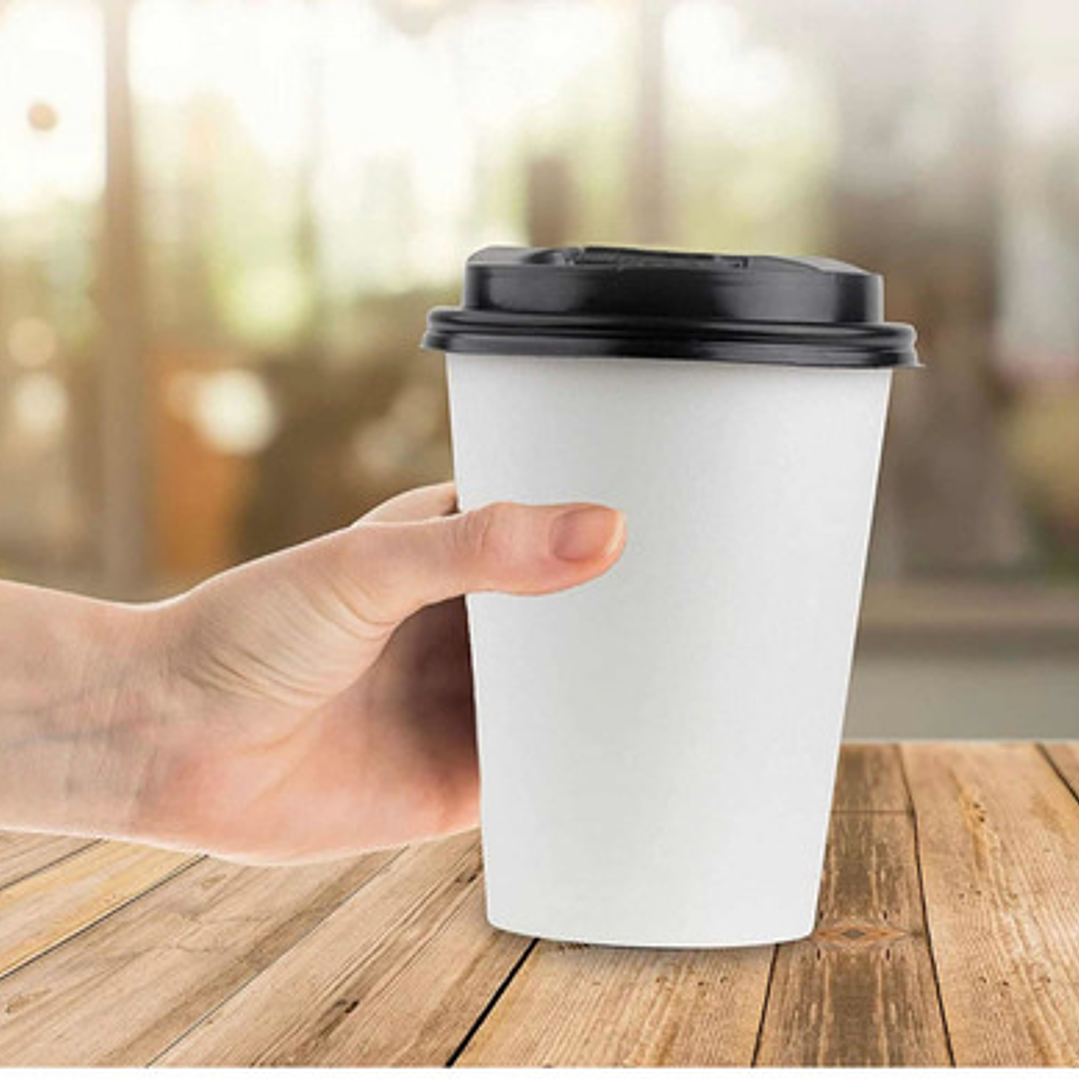 Vaso Polipapel 10 Onza C/tapa Pack 50 Unidades 2