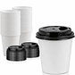 Vaso Polipapel 10 Onza C/tapa Pack 50 Unidades - Miniatura 3