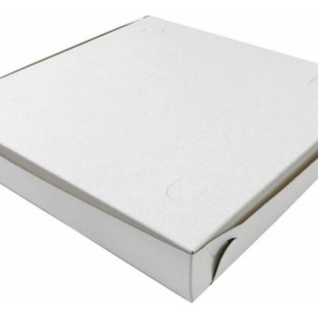 Caja Cajas De Pizza Blanca 25x25x4,5 Cm X 25 Unidades 1