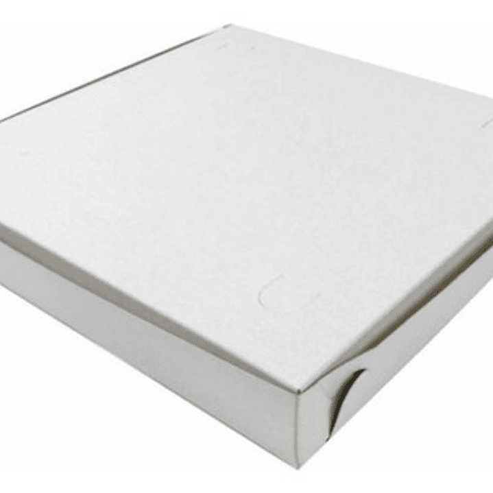 Caja Cajas De Pizza Blanca 25x25x4,5 Cm X 25 Unidades 1