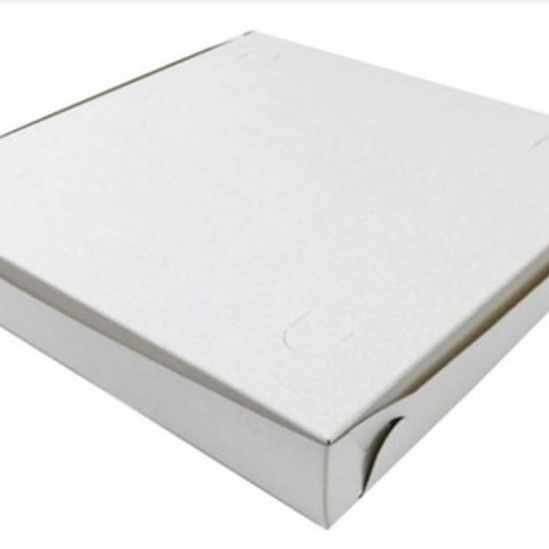 Caja Cajas De Pizza Blanca 25x25x4,5 Cm X 25 Unidades 2