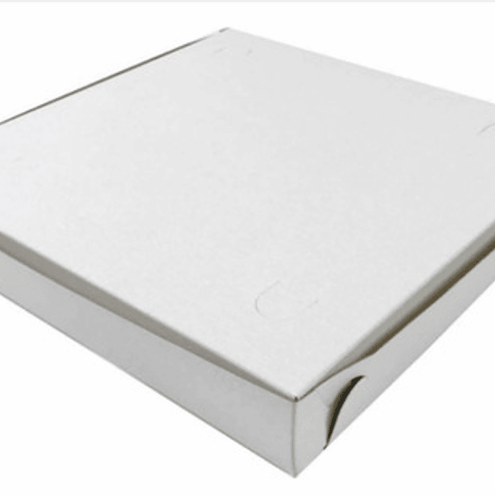 Caja Cajas De Pizza Blanca 25x25x4,5 Cm X 25 Unidades 2