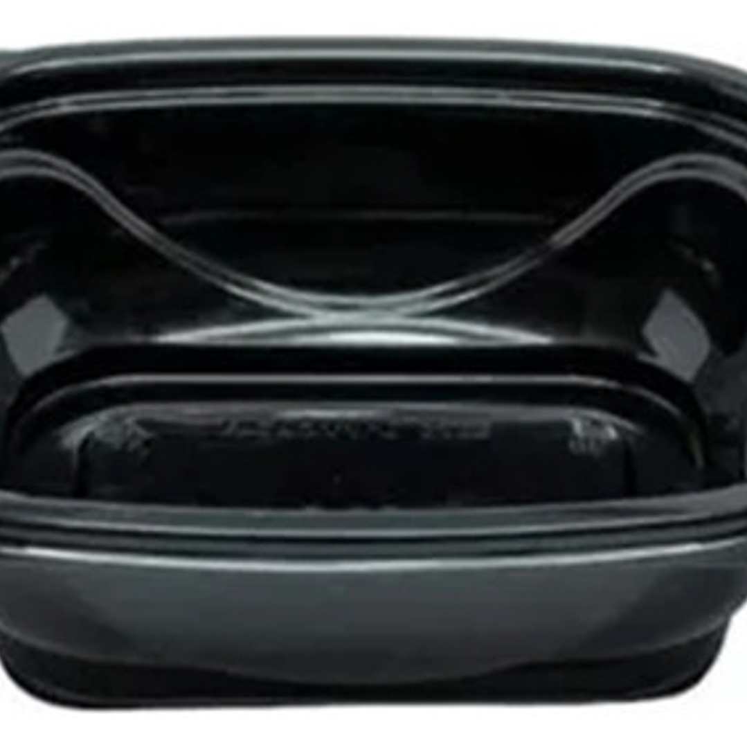 Bandeja C/tapa Sin División Hermética 12oz X 10 Uni  1