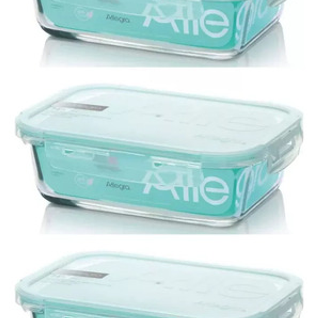 3 Taper Contenedores Herméticos De Alimento Allegra 750ml 1