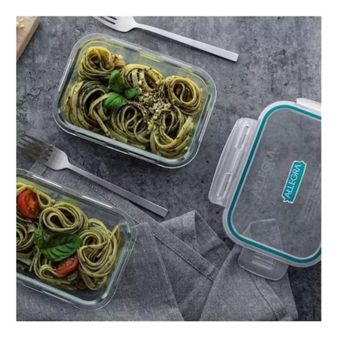 3 Taper Contenedores Herméticos De Alimento Allegra 750ml 2