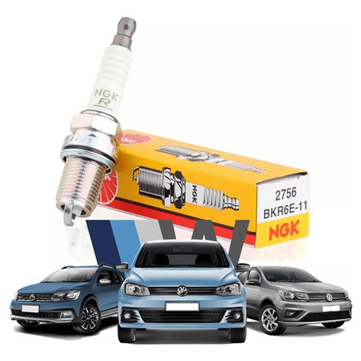 Juego Bujias Ngk Bkr6e-11 X 4 Unidades 2