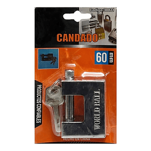 Candado De Seguridad De Acero Anti-cizalla 60mm
