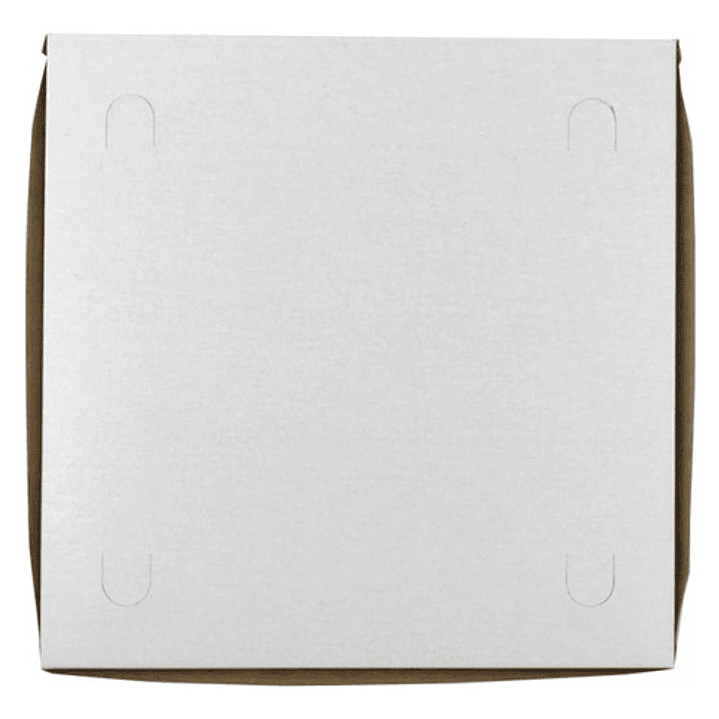Caja Cajas De Pizza Blanca 25x25x4,5 Cm X 50 Unidades 3