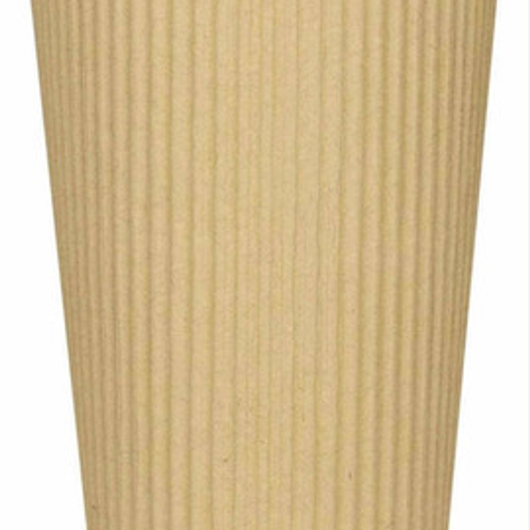 Vaso Kraft Ripple Funda Borde Blanco 16 Oz X 25 Unidades 1
