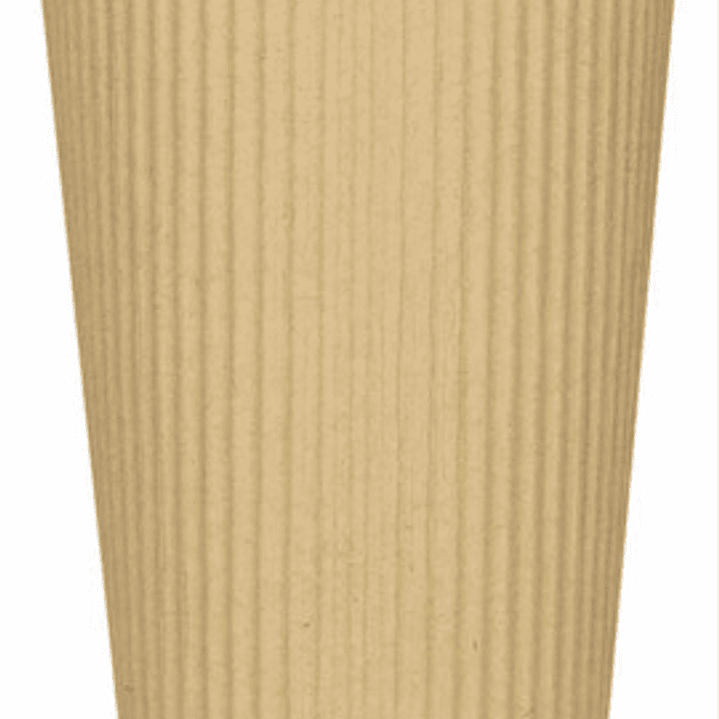 Vaso Kraft Ripple Funda Borde Blanco 16 Oz X 25 Unidades 2