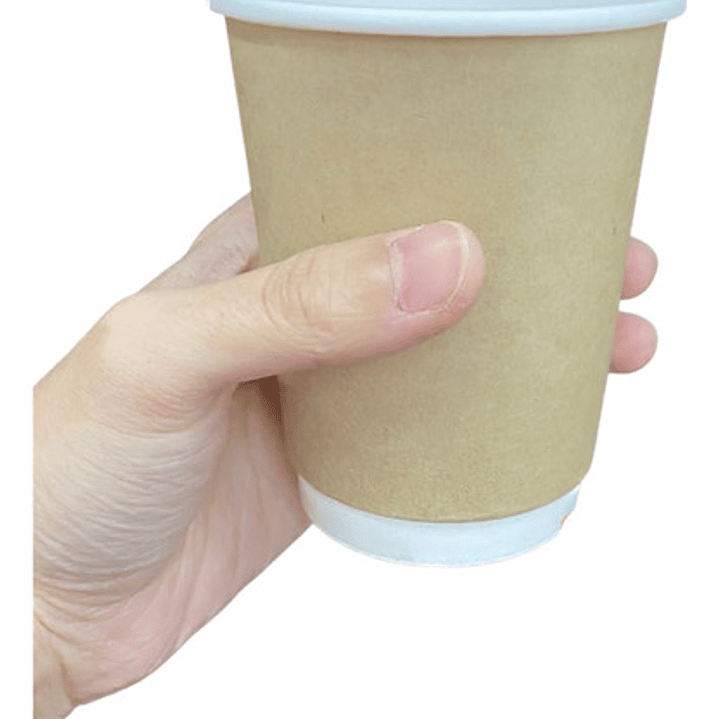 Vaso Polipapel Doble Capa Kraft 8oz 240cc Caja 500 Unidades 2