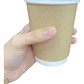 Vaso Polipapel Doble Capa Kraft 8oz 240cc Caja 500 Unidades - Miniatura 2