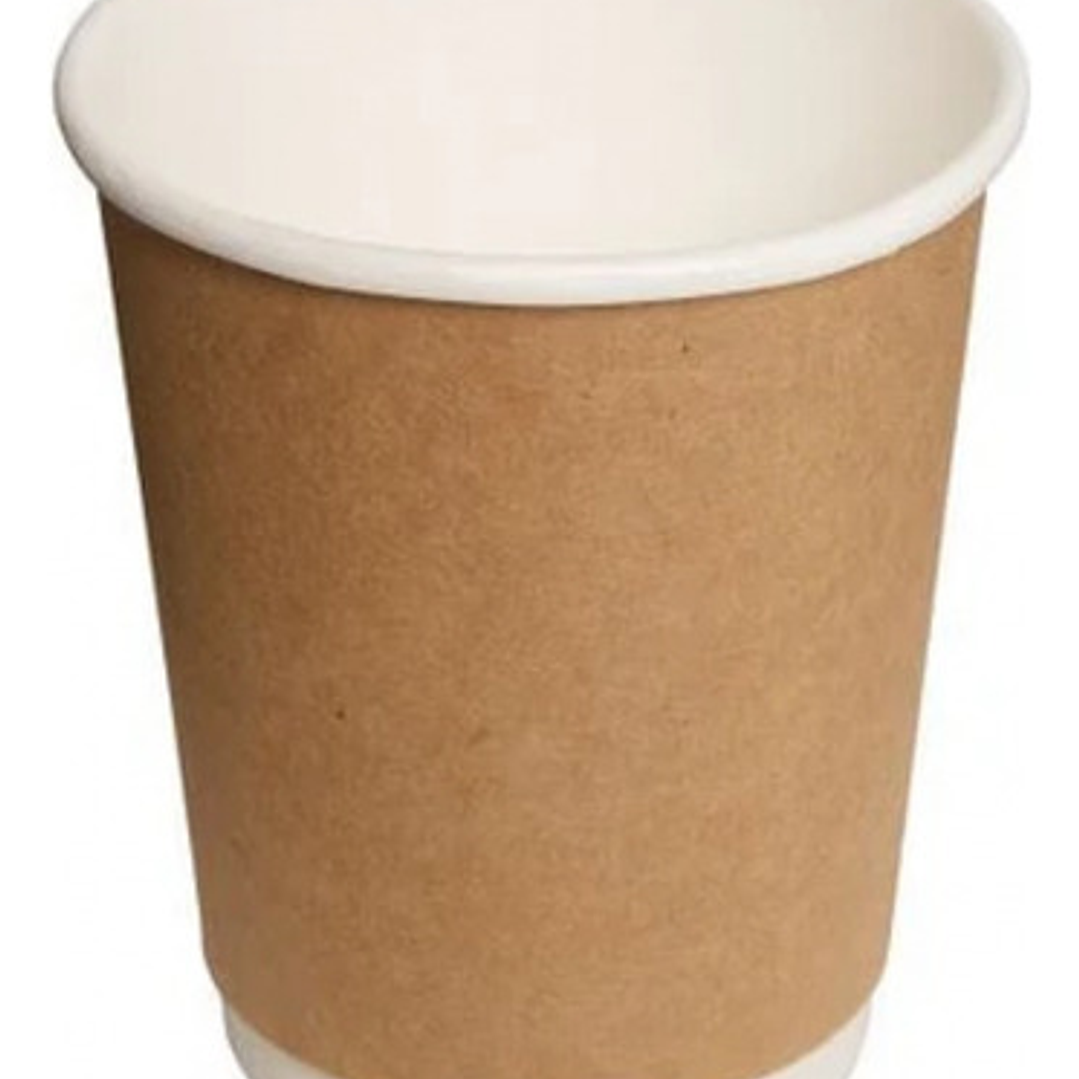 Vaso Polipapel Doble Capa Kraft 8oz 240cc Caja 500 Unidades 3