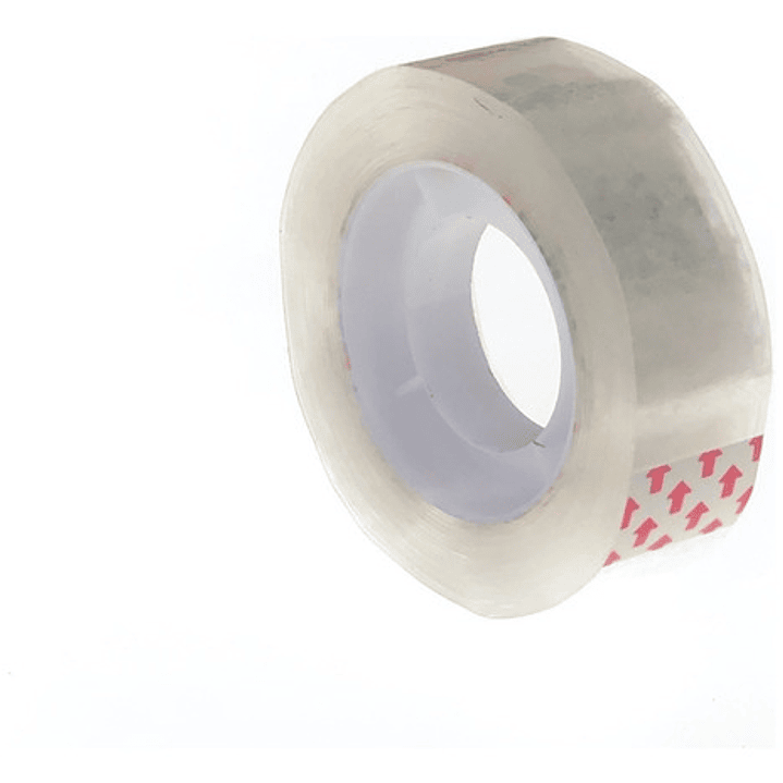 Pack 10 Cinta Plásticas Plastica Transparente Chica 18mx12mm 1