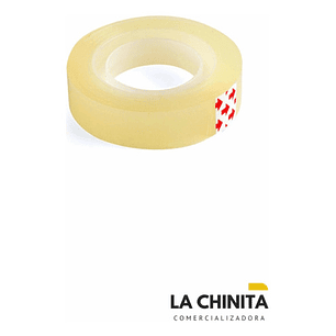 Pack 10 Cinta Plásticas Plastica Transparente Chica 18mx12mm