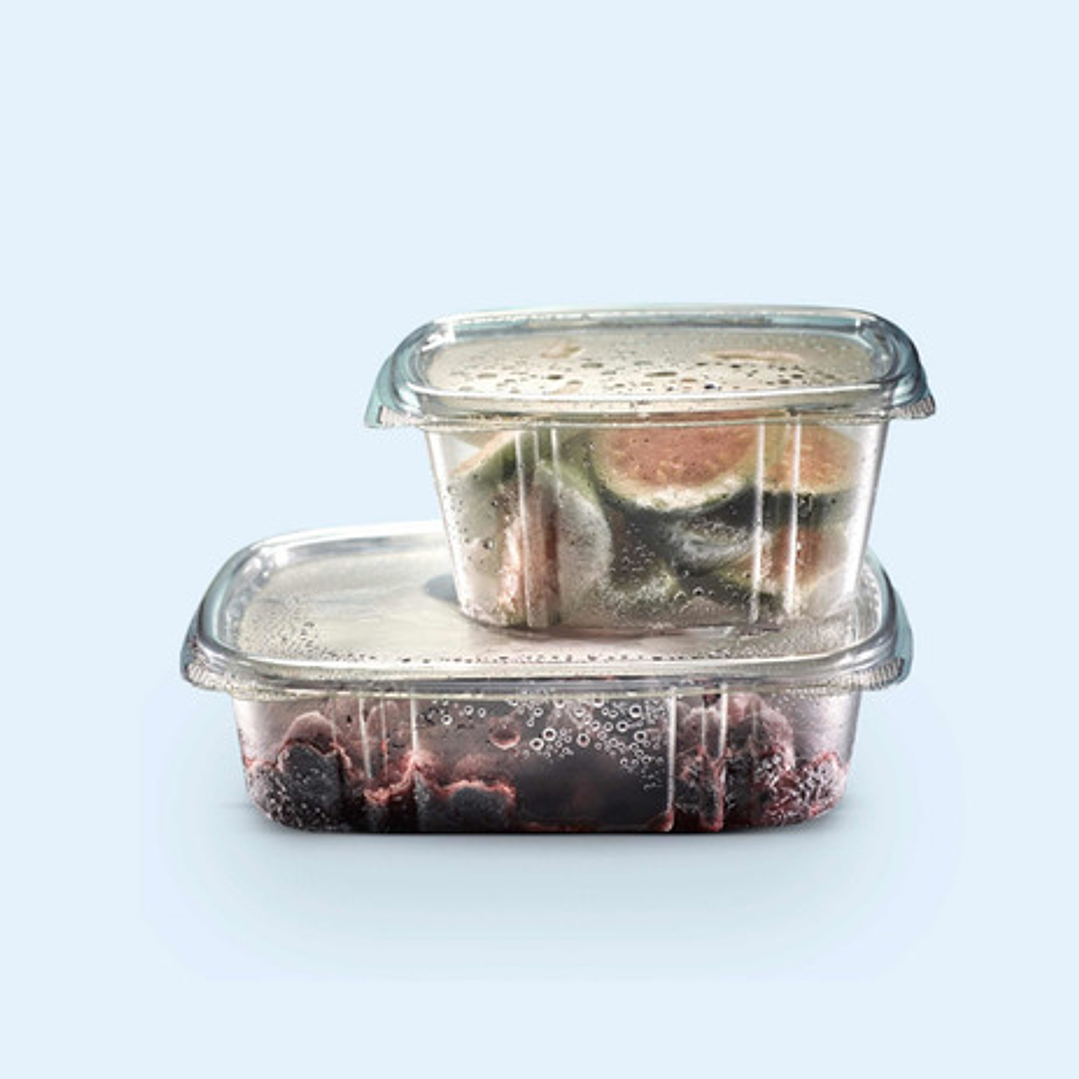 Contenedor Selloplus Cristal 24 Oz C/tapa Plana X 10 Unid 5