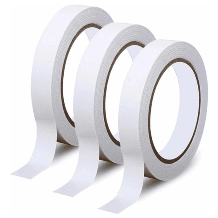 Cinta Doble Contacto Doble Cara 20 Mt X 1.8mm Faz Pack 3 Uni 1