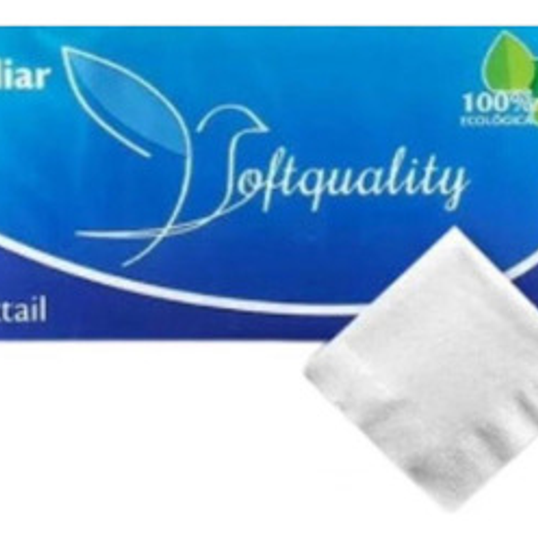 Pack De 10 Servilletas Cocktail Softquality 300 Unidades 1