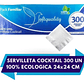 Pack De 10 Servilletas Cocktail Softquality 300 Unidades - Miniatura 3