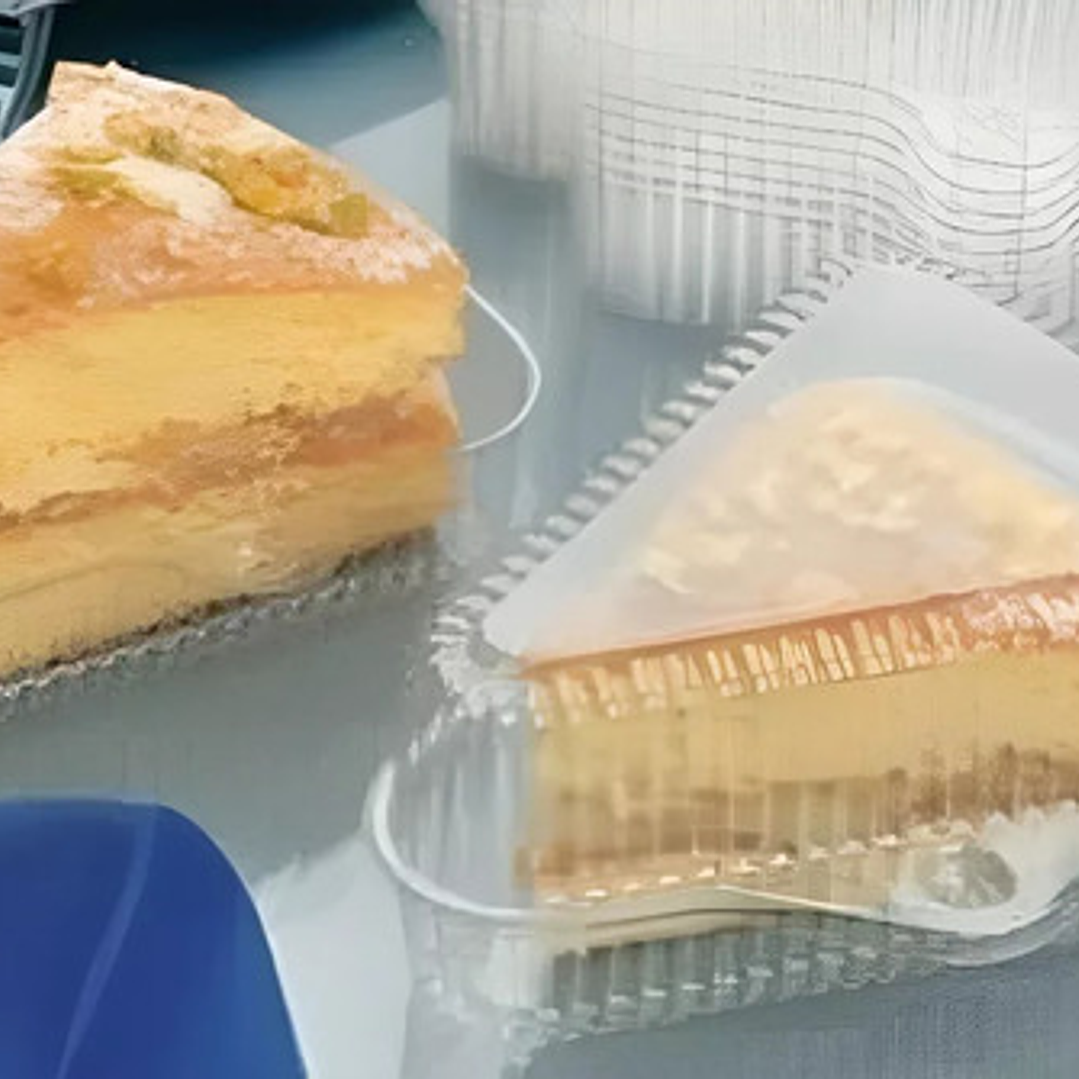 Contenedor Triangular Transparente 11x7cm P/postres X200unid 5