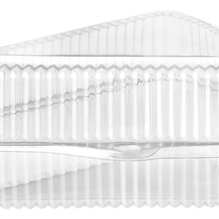 Contenedor Triangular Transparente 11x7cm P/postres X200unid 6