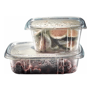 Contenedor Selloplus Cristal 32 Oz C/tapa Plana X 5 Unid