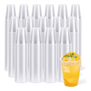 Vasos Plástico Transparente 300cc X 5000 Unidades Caja