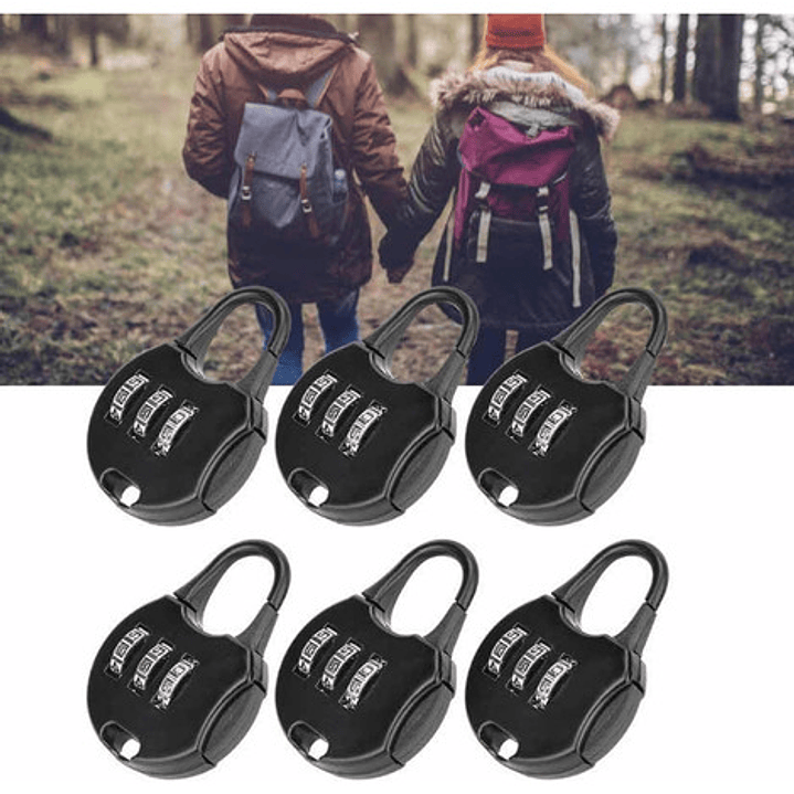 Candado Clave 3 Dígitos Alta Calidad , Gimnasio , Colegio 2